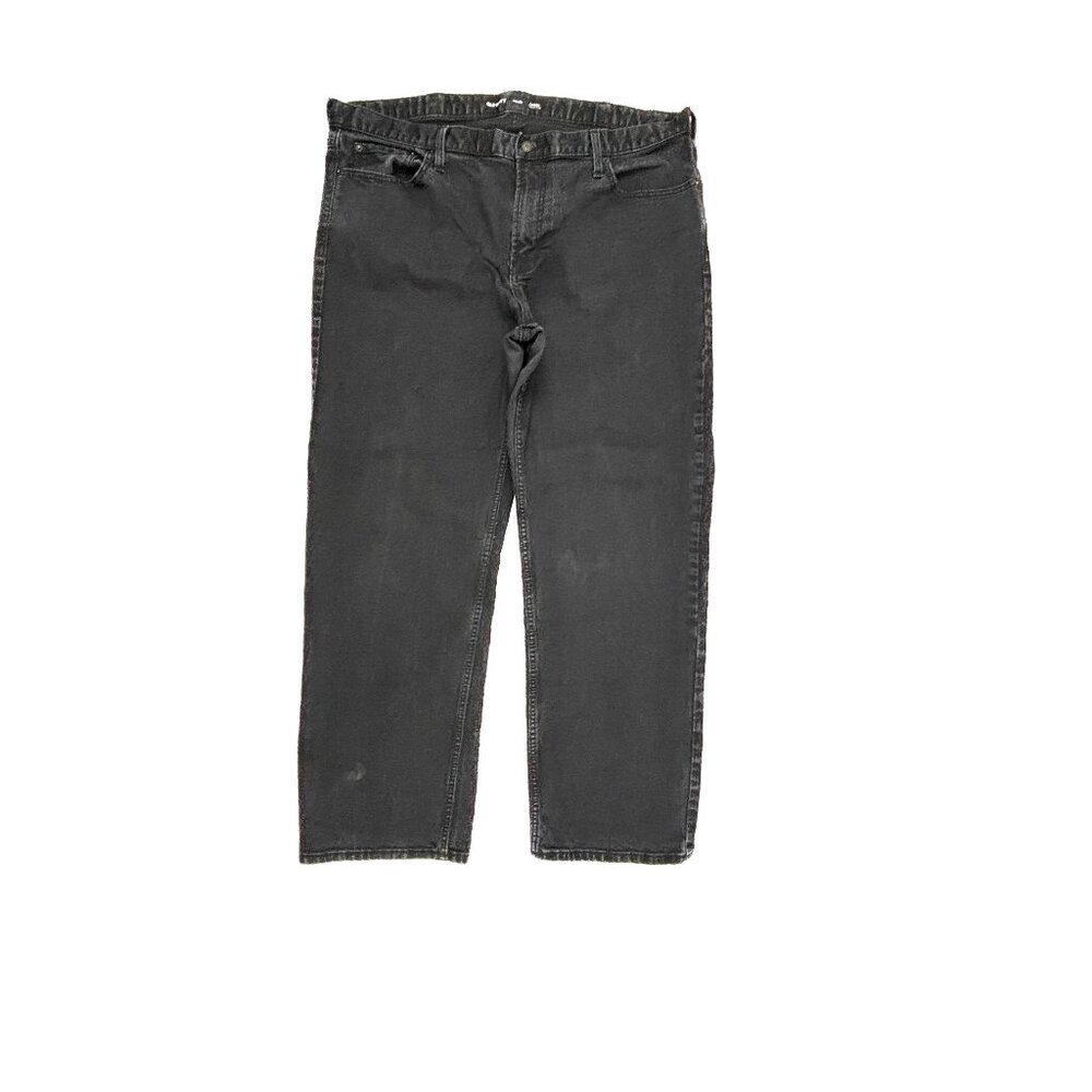 Old Navy Loose‎ Straight Leg Men's size 42x32 Black Denim jeans